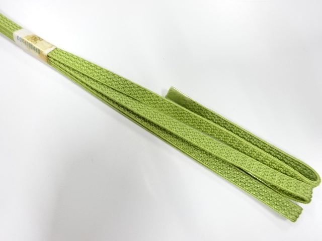 未使用品　正絹　帯留め用　手組三分紐